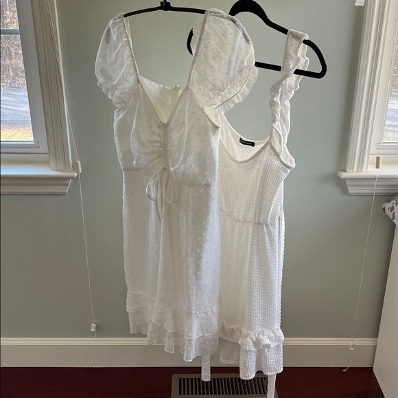 Caution To The Wind Dresses & Skirts - Set of two White Mini Dresses